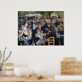 Le Moulin de la Galette von Pierre Auguste Renoir Poster (Küche)