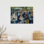 Le Moulin de la Galette von Renoir Poster (Küche)