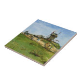Le Moulin de la Galette von Vincent van Gogh Fliese (Seite)