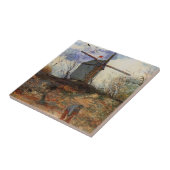 Le Moulin de la Galette von Vincent van Gogh Fliese (Seite)