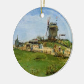 Le Moulin de la Galette von Vincent van Gogh Keramik Ornament (Links)