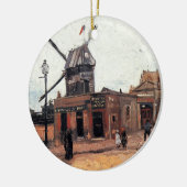 Le Moulin de la Galette von Vincent van Gogh Keramikornament (Links)