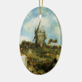 Le Moulin de la Galette von Vincent van Gogh Keramikornament (Links)