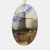 Le Moulin de la Galette von Vincent van Gogh Keramikornament (Links)