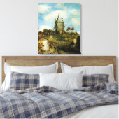 Le Moulin de la Galette von Vincent van Gogh Leinwanddruck (Insitu (Schlafzimmer))