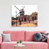 Le Moulin de la Galette von Vincent van Gogh Leinwanddruck (Insitu (Wohnzimmer))