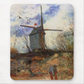 Le Moulin de la Galette von Vincent van Gogh Mousepad (Vorne)