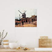 Le Moulin de la Galette von Vincent van Gogh Poster (Küche)
