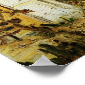 Le Moulin de la Galette von Vincent van Gogh Poster (Ecke)