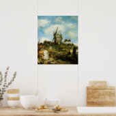Le Moulin de la Galette von Vincent van Gogh Poster (Küche)
