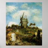 Le Moulin de la Galette von Vincent van Gogh Poster (Vorne)