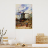 Le Moulin de la Galette von Vincent van Gogh Poster (Küche)