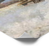 Le Moulin de la Galette von Vincent van Gogh Poster (Ecke)