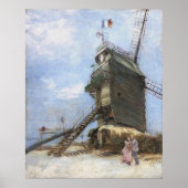 Le Moulin de la Galette von Vincent van Gogh Poster (Vorne)