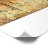 Le Moulin de la Galette von Vincent van Gogh Poster (Ecke)