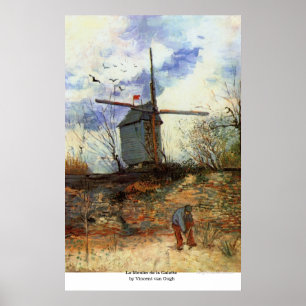 Le Moulin de la Galette von Vincent van Gogh Poster