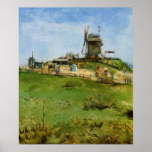 Le Moulin de la Galette von Vincent van Gogh Poster (Vorne)
