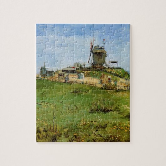 Le Moulin de la Galette von Vincent van Gogh Puzzle (Vertikal)
