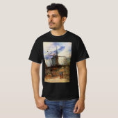 Le Moulin de la Galette von Vincent van Gogh T-Shirt (Vorne ganz)