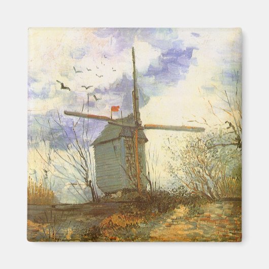 Le Moulin Galette von Vincent van Gogh, Windmills Magnet (Vorne)
