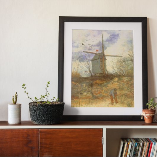 Le Moulin Galette von Vincent van Gogh, Windmills Poster