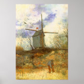 Le Moulin Galette von Vincent van Gogh, Windmills Poster (Vorne)