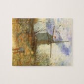 Le Moulin Galette von Vincent van Gogh, Windmills Puzzle (Horizontal)