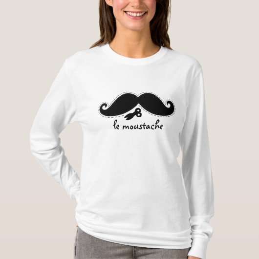 Le Moustache Deux T-Shirt (Vorderseite)