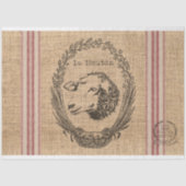 Le Mouton oder die Sack-Decoupage des Schafhirns Seidenpapier (Vorderseite)