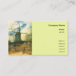 Le Mulin de la Galette Vincent van Goah Visitenkarte