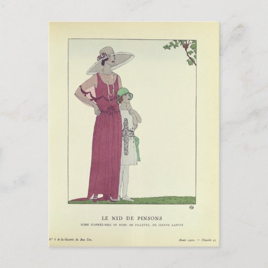 Le Nid de Pinsons Postkarte (Vorderseite)