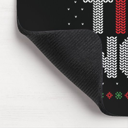 Le Now Funny Christmas Let It Snow Adult Ugly Chri Mousepad (Ecke)