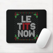 Le Now Funny Christmas Let It Snow Adult Ugly Chri Mousepad (Mit Mouse)