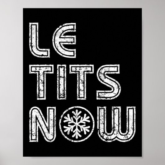 Le Now Funny Christmas Poster (Vorne)