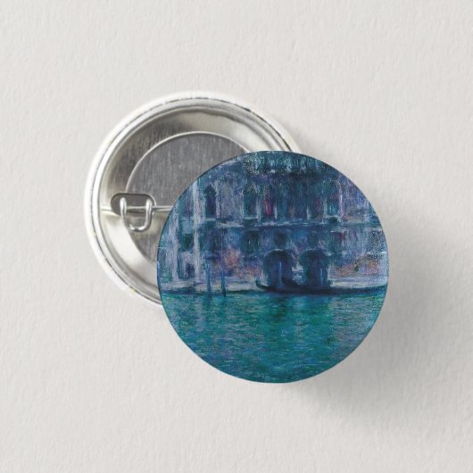 Le palais da Mula Claude Monet Button (Vorne & Hinten)