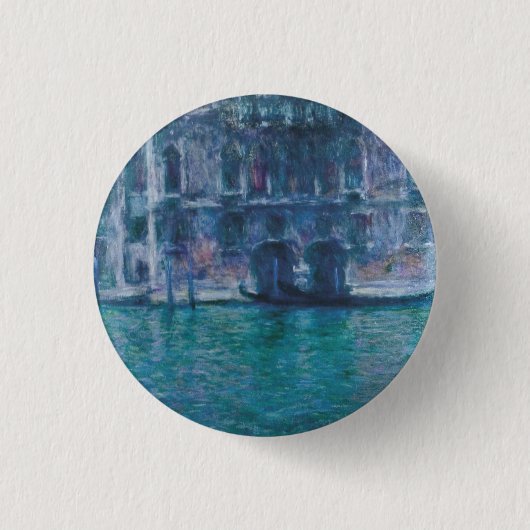 Le palais da Mula Claude Monet Button (Vorderseite)