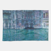 Le palais da Mula Claude Monet Geschirrtuch (Horizontal)