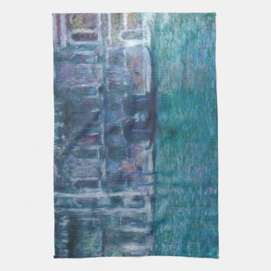 Le palais da Mula Claude Monet Geschirrtuch (Vertikal)