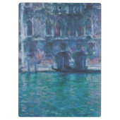Le palais da Mula Claude Monet Klemmbrett (Rückseite)