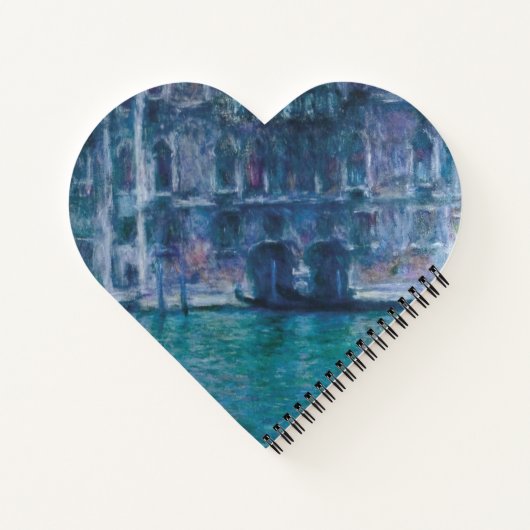 Le palais da Mula Claude Monet Notizblock (Rückseite)