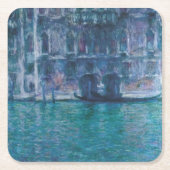 Le palais da Mula Claude Monet Rechteckiger Pappuntersetzer (Vorderseite)