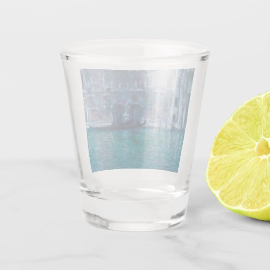 Le palais da Mula Claude Monet Schnapsglas (Rückseite)