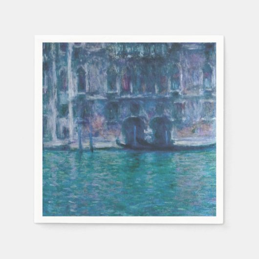 Le palais da Mula Claude Monet Serviette (Vorderseite)