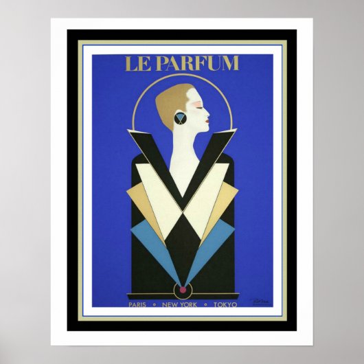 Le Parfum Art Deco Poster 16+ x 20 (Vorne)