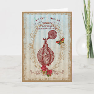 Le Parfum III - Grußkarte Feiertagskarte