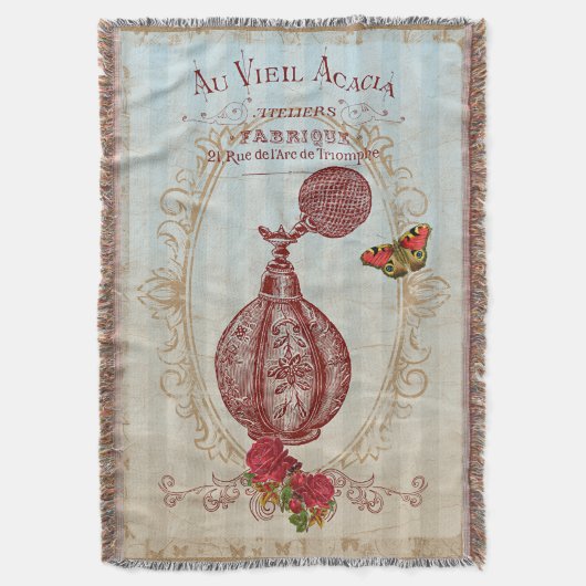 Le Parfum III - Throw Blanket Decke (Vorderseite Vertikal)