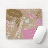 Le Paris Mousepad (Mit Mouse)