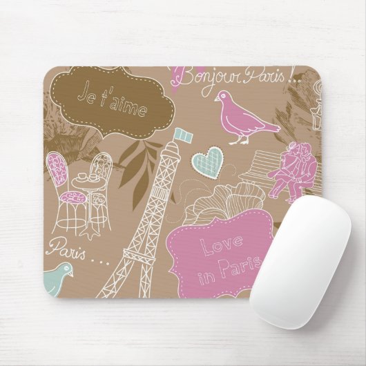 Le Paris Mousepad (Mit Mouse)