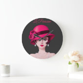 Le Parisian Wall Clock Große Wanduhr (Zuhause)