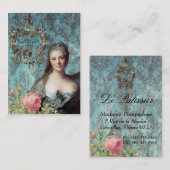 Le Patissier Madame Pompadour-Visitenkarte Visitenkarte (Vorne/Hinten)